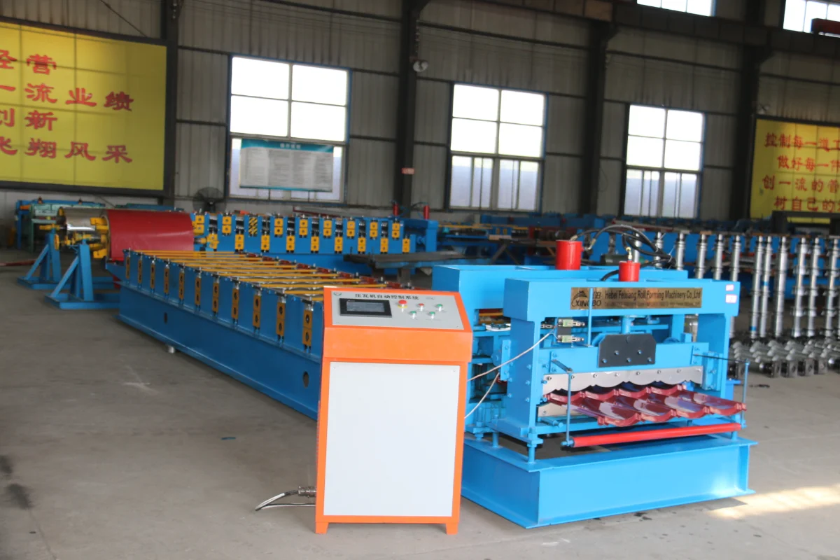 Produce Roof Tile Forming Machine/Glazed Tile Making Machine/Steel Sheet Roll Former Aluminum Metal Glazed Tile Forming Machine