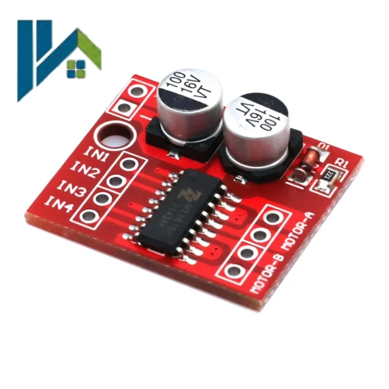 2‑Channel DC Motor Driver Module Dual H‑Bridge PWM Speed Control Forward Reverse Mini Stepper Motor Driver Better Than L298N
