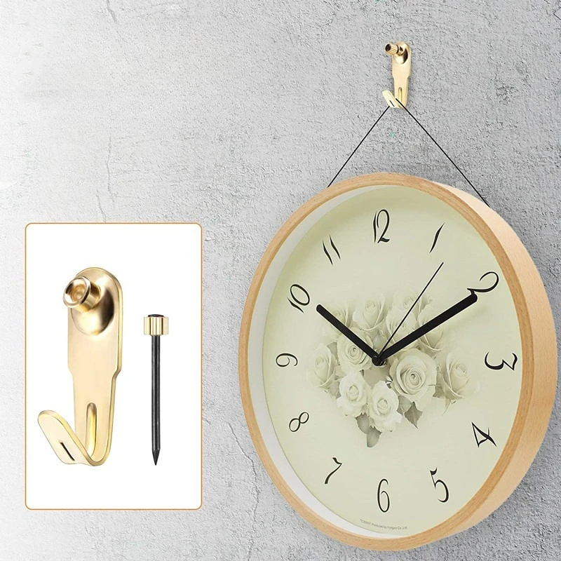 25pcs Picture Hangers Photo Frame Hanging Hooks Kit with Nails Art Painting Clock Hangers Wall Mounting for Home Office