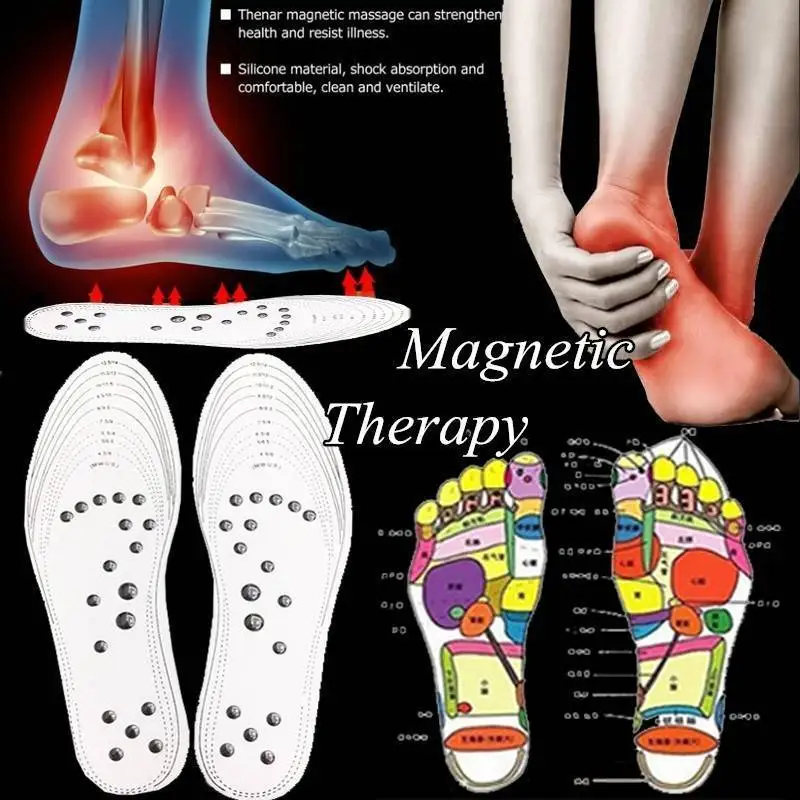 1~10PCS Acupressure Slimming Insoles Foot Massager Magnetic Therapy Weight Loss Massage Insole XR-Hot