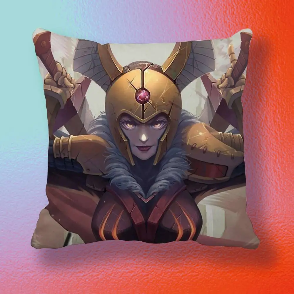 D-Dota 2 Game Cool  Double-sided printed pillow cover Solid color minimalist pillowcase, fits all bedroom styles