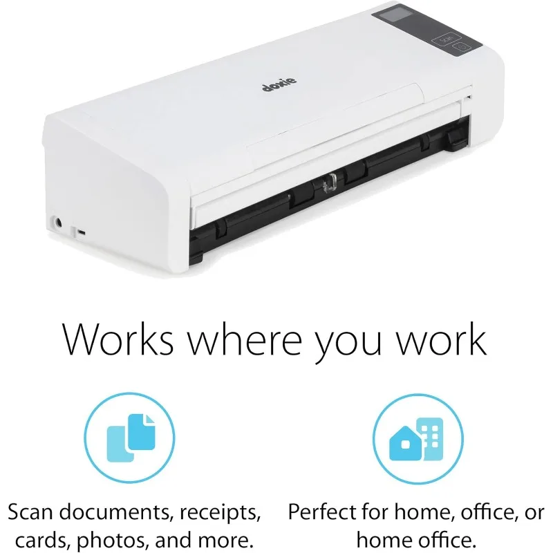 Doxie Pro DX400 - Wired Document Scanner and Receipt Scanner for Home and Office.The Best Desktop Scanner,Duplex,Windows and Mac