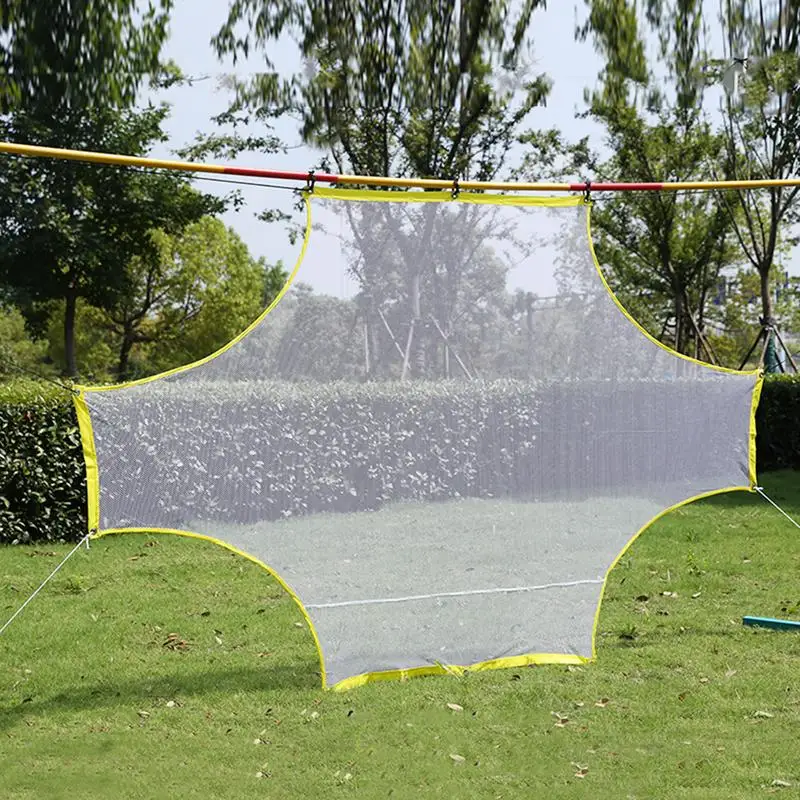 Soccer Goal Net Professional Soccer Practice Net Portable Carry Bag Weatherproof Soccer Training Equipment For Kids Adults