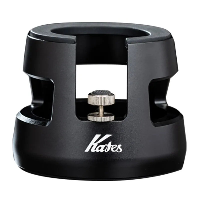 10.5x10.5x8.5cm Adjustable Tamping Holder Internal Spring Tamping Design Aluminum Alloy Construction Anti-slip Base