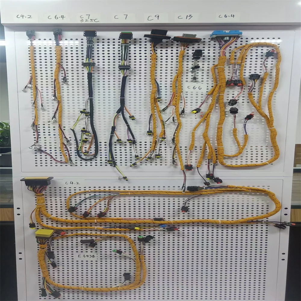 Excavator Parts For 4HK1 6HK1 Engine Wiring Harness Test Line Start Test Line Offline Diagnosis