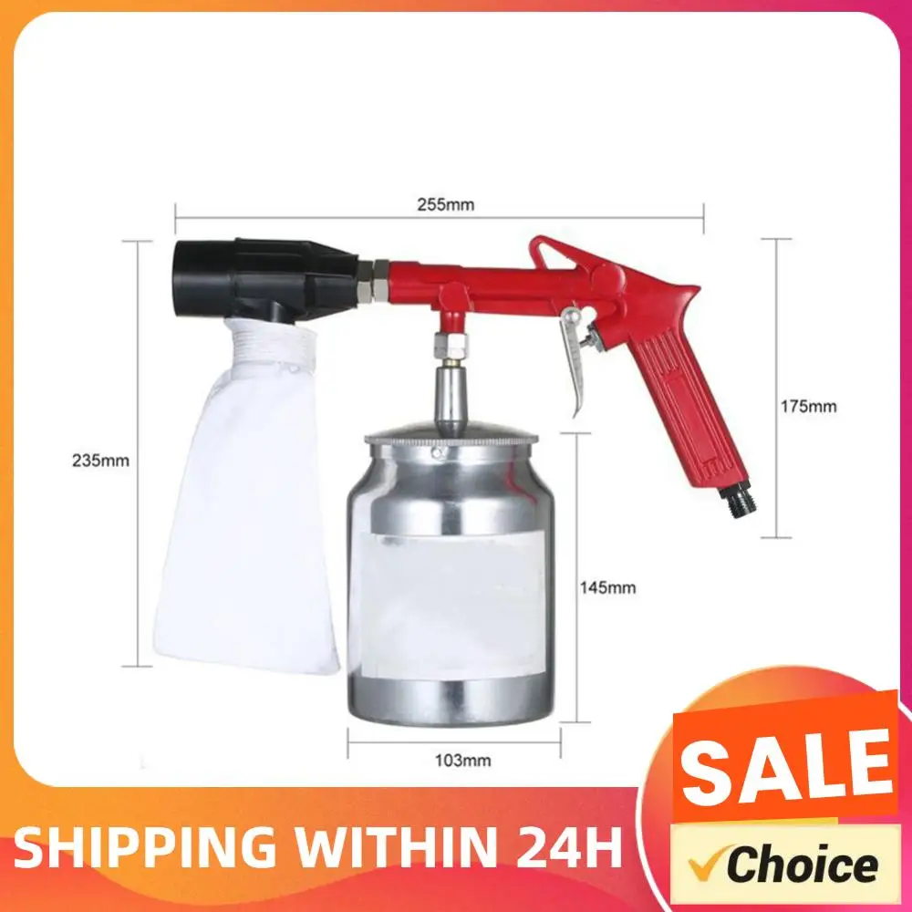 

Пневматический ручной пескоструйный пистолет 2.5 бар, 450 мл, 1/4 дюйма, портативный, с 4 насадками для удаления ржавчины