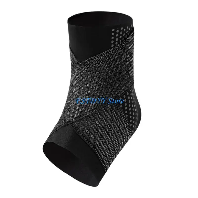 G6DE Adjustable Ankle Guard Support Strap With Nonslip Silicone Pad Detail For Athletic Performances Enhancement