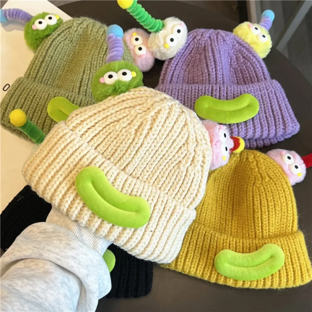 Boys and Girls Keep Warm and Windproof in Autumn and Winter, Baby Knitted Hats, Baby Hat Cute and Funny Wool Hats