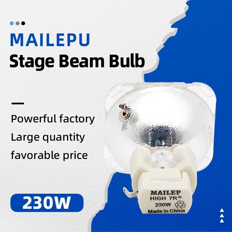 230W MSD Light, Stage Light With Moving Head, 180 Platino 230/1 P-VIP. 7R is 0 e20.6, 1 UD/batch Processing