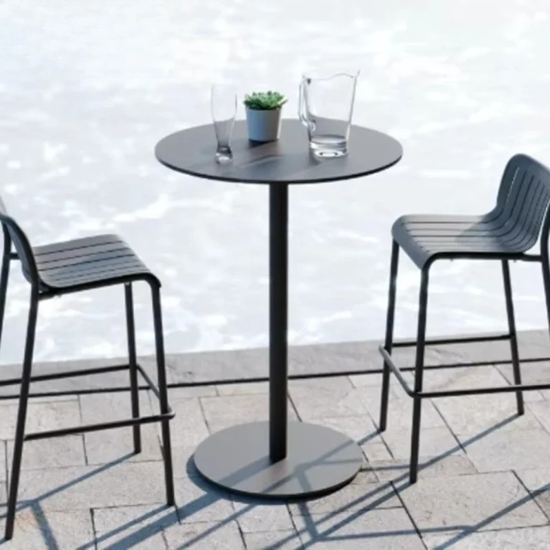 New Round High Compact Laminate Table for Homes and Businesses