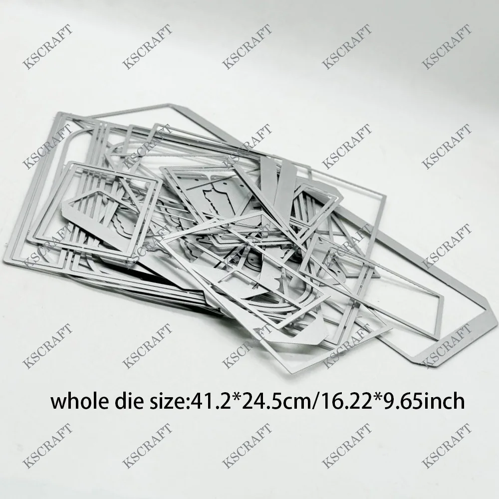 KSCRAFT 3D Suitcase Box Cutting Dies Stencils for DIY Scrapbooking Decorative Embossing DIY Paper Cards