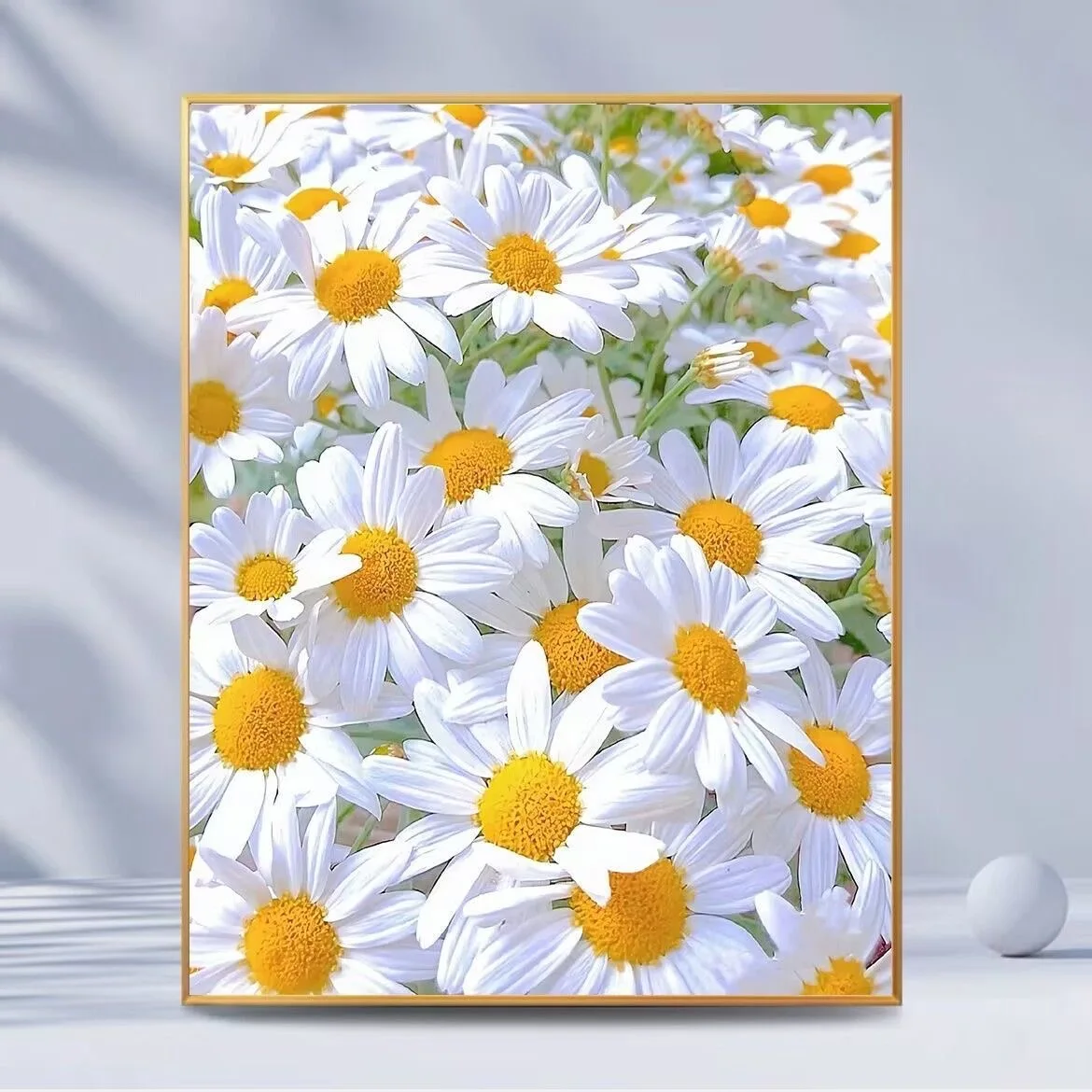 

A-0228 Japanese Style Chrysanthemum Oil Painting, Asian Inspired Wall Art