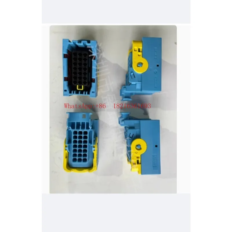 Limited Offer 1 Piece, Brand New Original 3-1534127-1 Car Connector 21 Holes, Female Socket, Blue Waterproof Connector