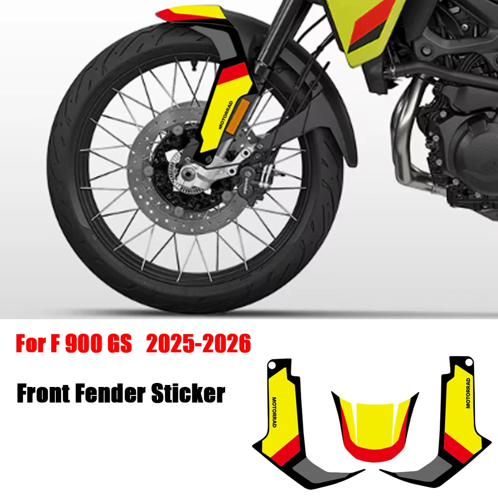 F900GS 2025-2026 Motorcycle Personality Sticker For BMW F 900 GS Front Fender waterproof scratch-resistant Decoration Sticker