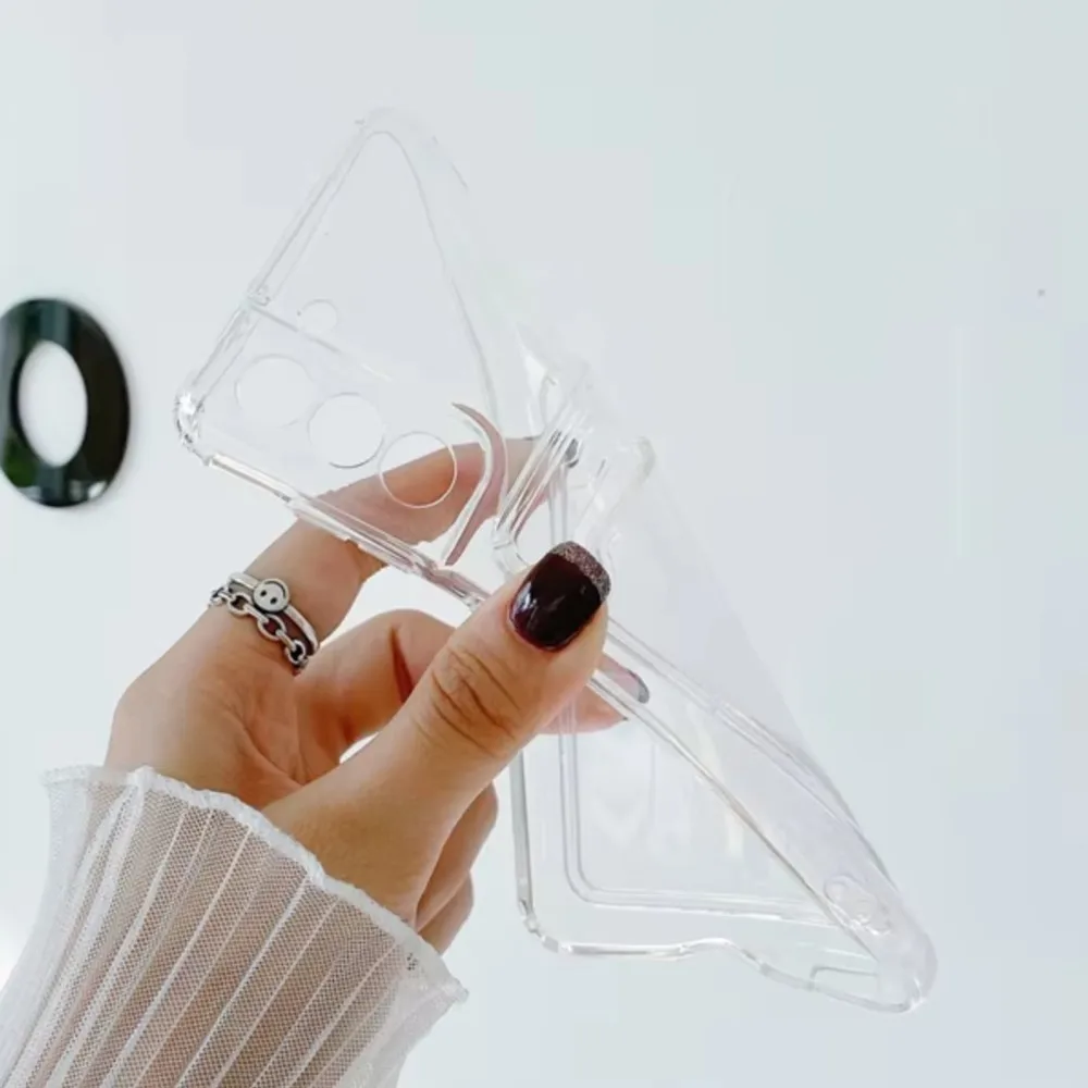 Clear Silicone Card Slot Holder Phone Case For Samsung S26 Ultra S25 Plus S24 FE S23 S22 Ultra Transparent Soft Photo Bag Cover view 6