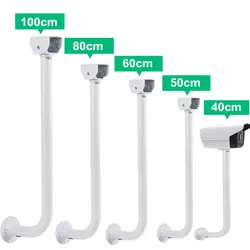 Wall Mount Bracket Side Mount Aluminum Alloy Holder Outdoor Lengthen Heighten CCTV Camera Stand For Security Surveillance Camera