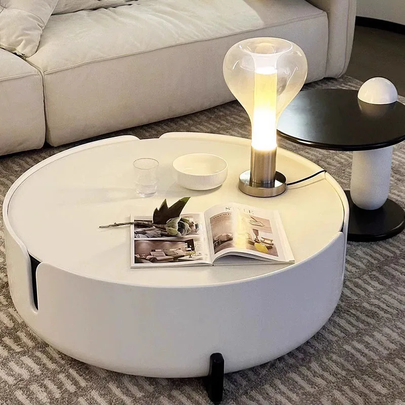 

Round Minimalist Coffee Table Living Room Luxury Unique Modern Coffee Tables Glam Simple Tavolino Da Salotto Home Furniture