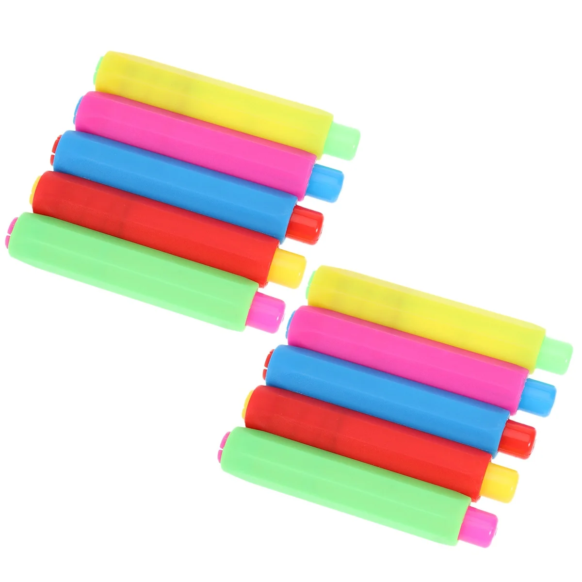 

20 Pcs Plastic Chalk Cover Long-lasting Holder Colorful Whiteboard Clip Storage