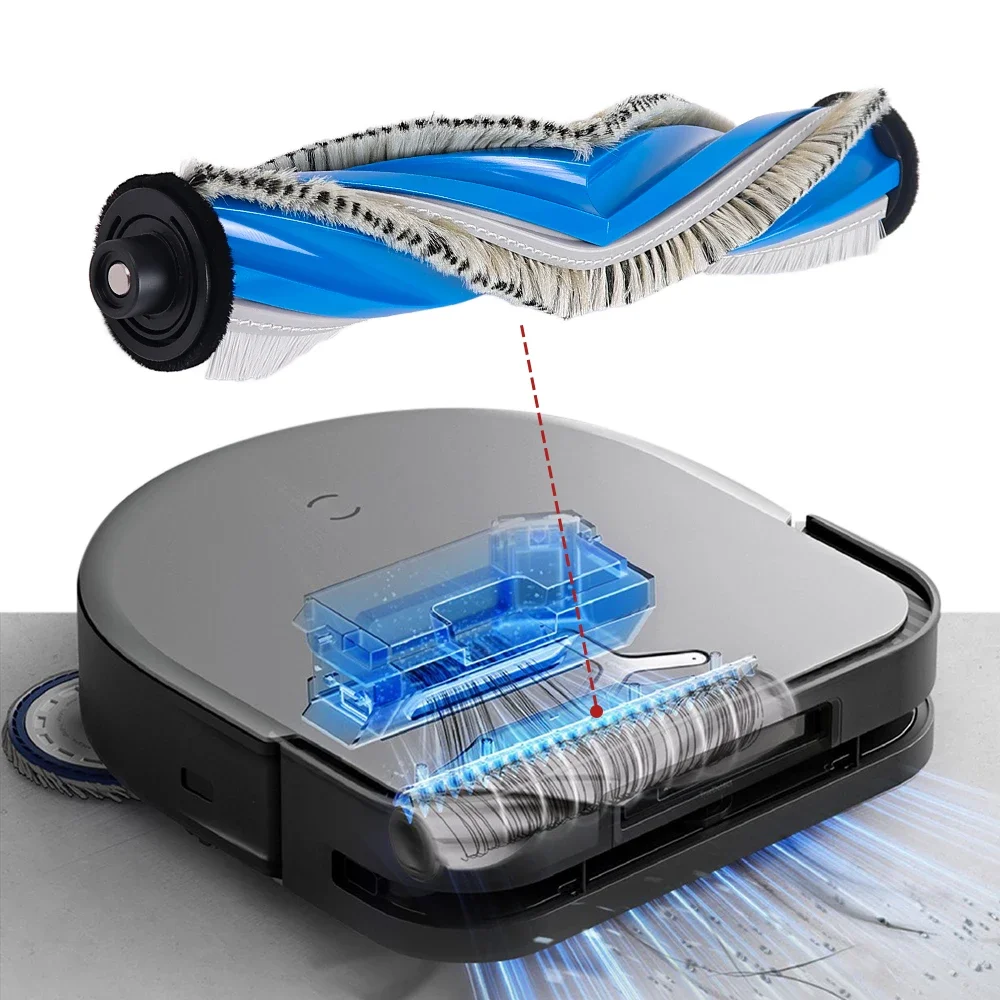 Spazzola a rullo Spazzola laterale Filtro Hepa Sacchetti per la polvere Parti per Ecovacs Debot X5 OMNI / X5 PRO OMNI / X5 PRO/X5 Max Aspirapolvere