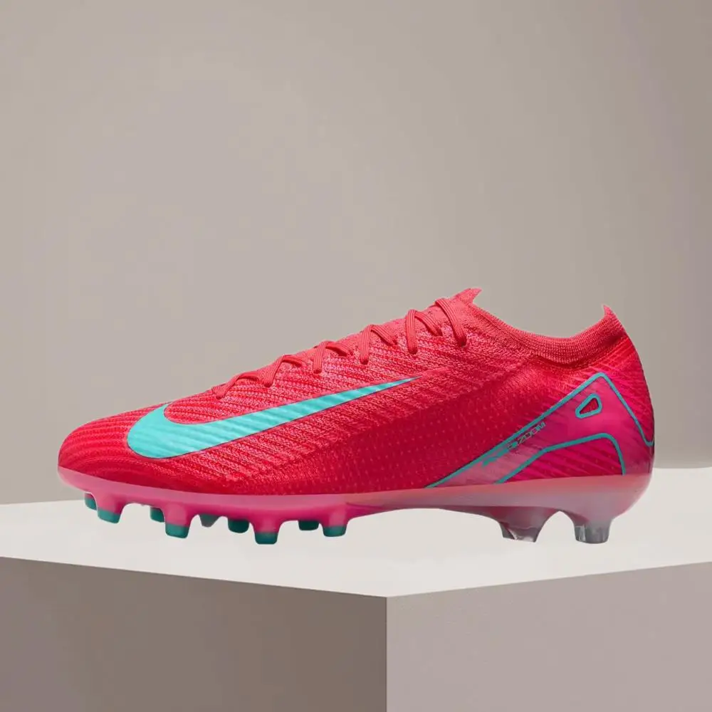 Nike Mercurial Vapor 16 Elite Low Unisex Synthetic Turf Cleats  Red, Cushioned Comfort, Multi-Ground Traction FQ8693-800