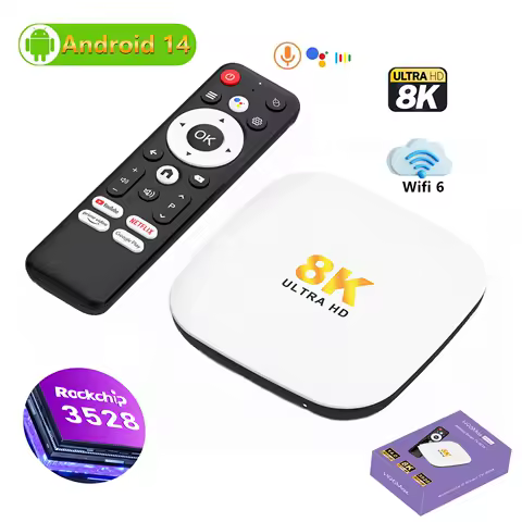 Android 14 TV BOX H96 Max M2 Plus Smart TV Box Support 2.4G/5G WiFi6 Support 8K HDR Video Android TV Set Top Box