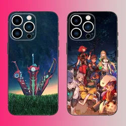 Xenoblade Chronicles Phone Case For iPhone 16,15,14,13,12,11,Pro,Max,Plus,Mini,X,XS,XR,8,7,6,S,SE Soft Black Case