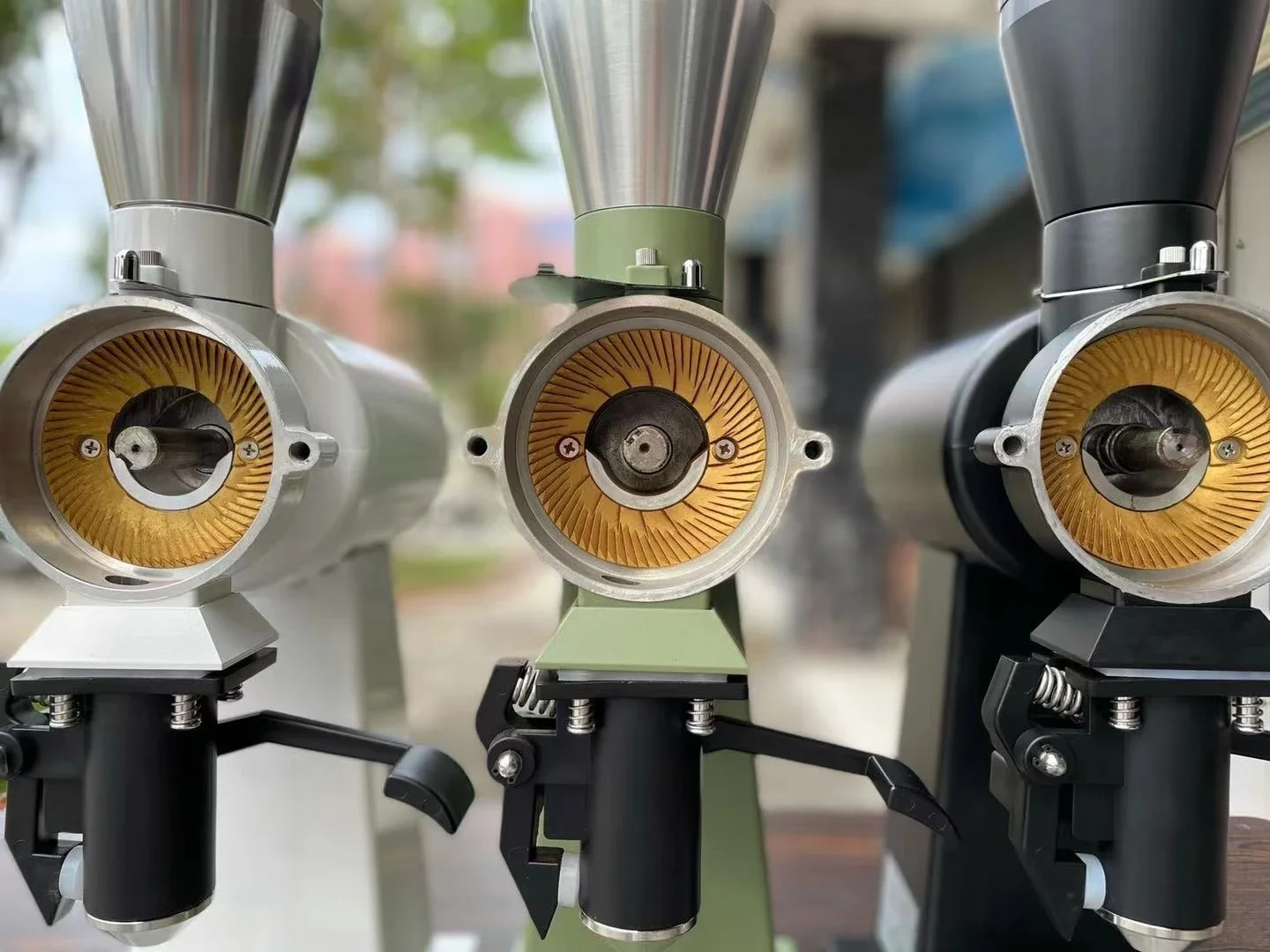 سبائك التيتانيوم سكين مسطح 90 مللي متر اسبريسو طاحونة اليد صب SOE القهوة طاحونة الكهربائية التجارية الشاي طاحونة 400 واط