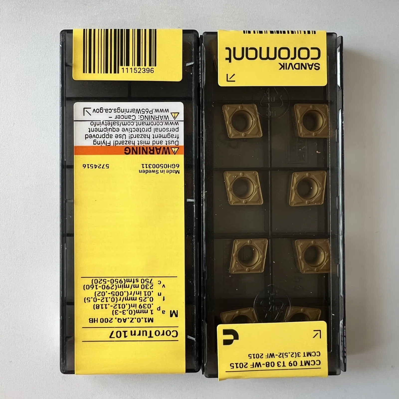 

SANDVIK / CCMT09T308-WF 2015 / Original Swedish hard alloy blade 10 Pcs