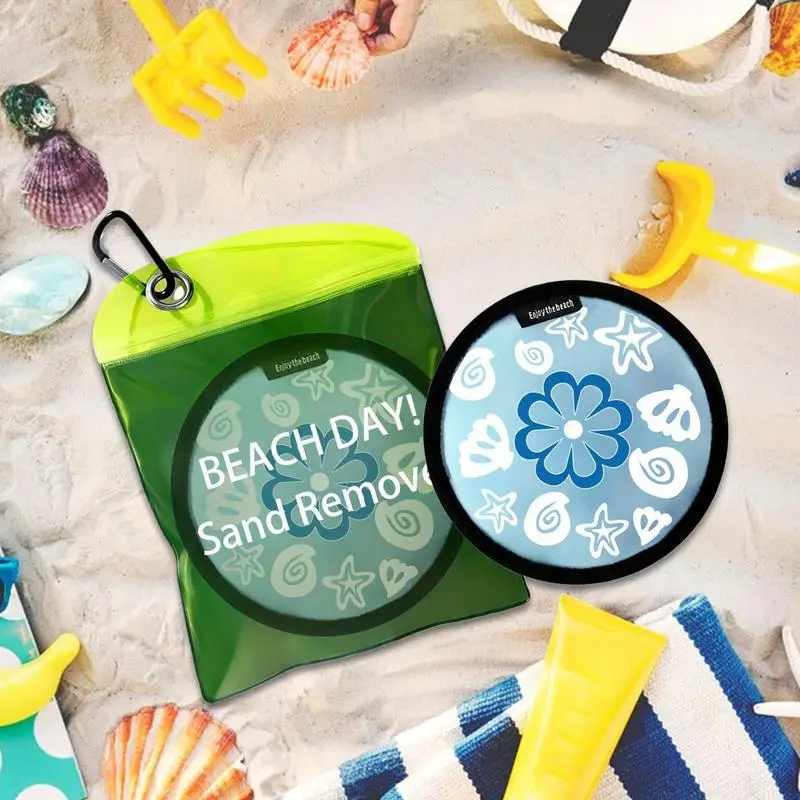 مزيل الرمال عطلة الشاطئ الحقيبة الأسرة الرمال مسح ميت لطيف مقاوم للماء رحلة التخييم اكسسوارات للأصدقاء عشاق في الهواء الطلق
