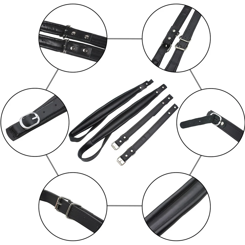

Accordion Strap Straps 120 Bsss Musical Instrument Extenders Black 60 Bass Padded