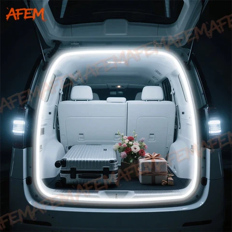 Для NISSAN SERENA C25 C26 C27 C28 (2005-2025) — Модифицированная светодиодная лента для освещения багажника, атмосферная подсветка, теплый белый свет
