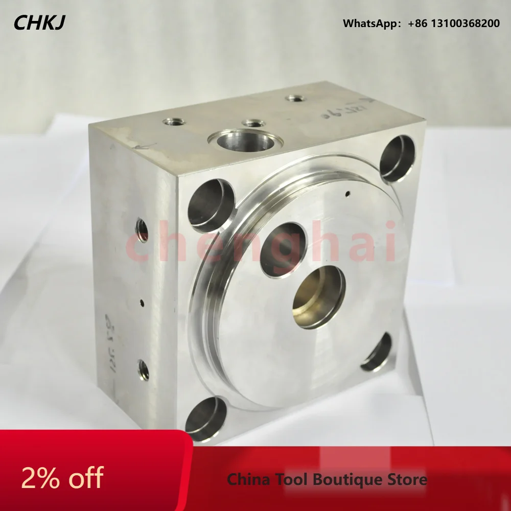 Factory Supply  Waterjet Cutting Machine Pump Parts Ultra High Pressure Parts End Bell Assembly 007303-1