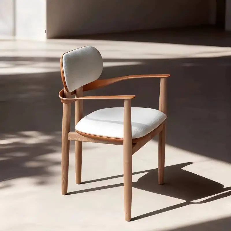 

Nordic Minimalist Dining Chairs Designer Armrest Kitchen Nordic Dinner Chairs Accent Restaurant Muebles Para Hogar Furniture