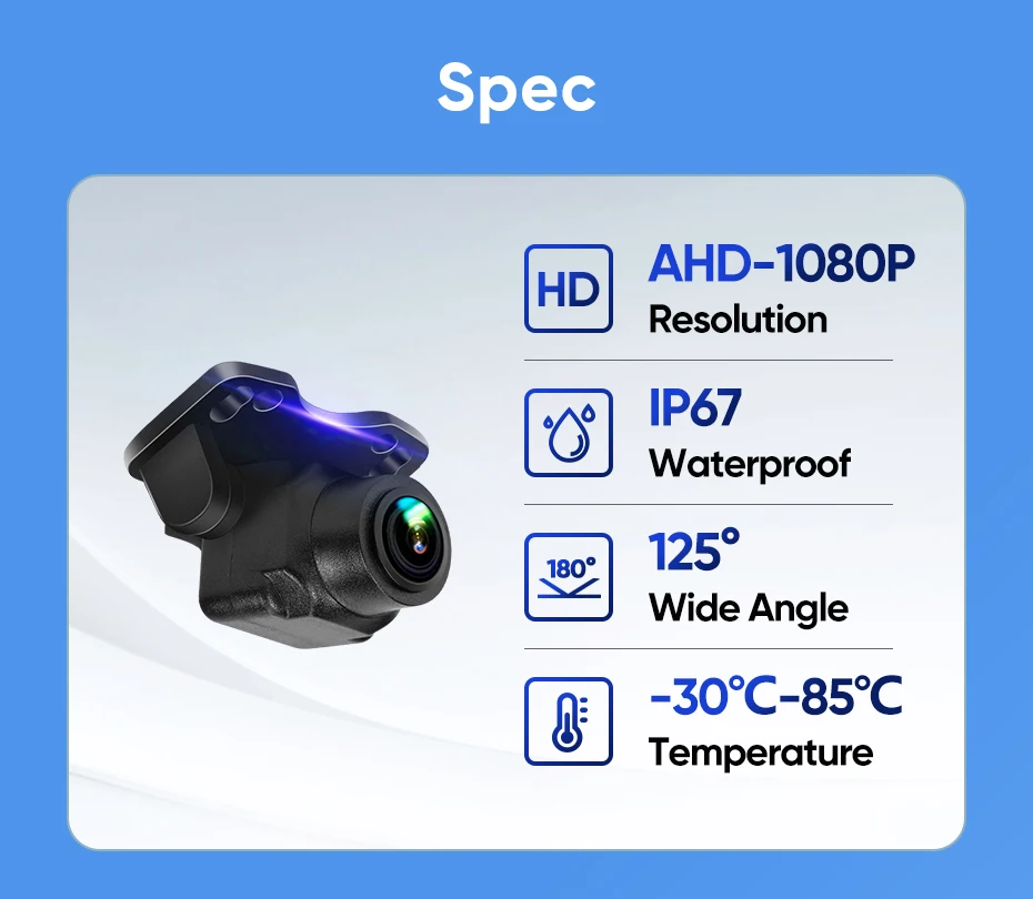Ainavi Autoradio-Kamera AHD 1080P Rückfahrkamera 360-Grad-Kamera 1080P Dashcam ADAS Echtzeit-Überwachung – Detail 7