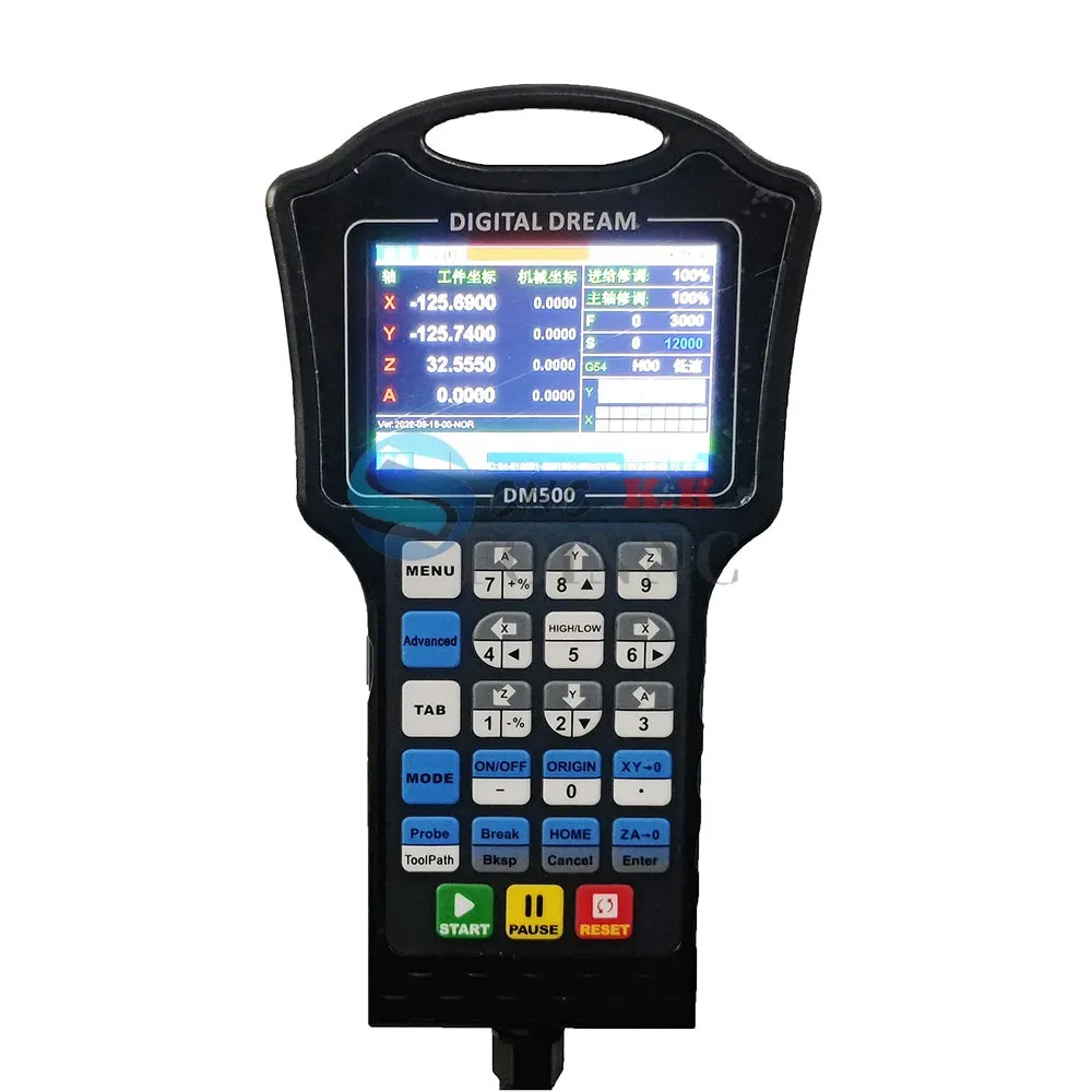 Controlador de máquina de grabado DM500, sistema de control de movimiento CNC, 3 ejes, 4 ejes, 500MHz, 1G de memoria en lugar de mach3, nuevo