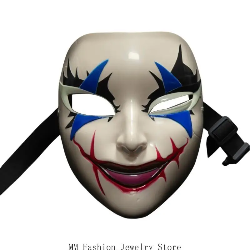 D0ub Tanjiro Kamado 마스크 애니메이션 마스크 파티 파티 마스크 마스크 마스크 코스프레 마스크 카니발 할로윈 복장 의상 소품.