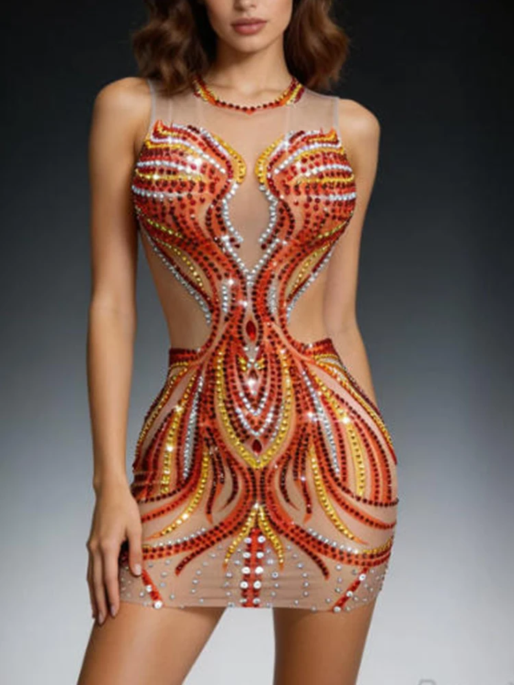 abito-a-rete-elasticizzato-sexy-con-stampa-a-caldo-di-alta-qualita-nuova-moda-2026-abbigliamento-femminile-personalizzato