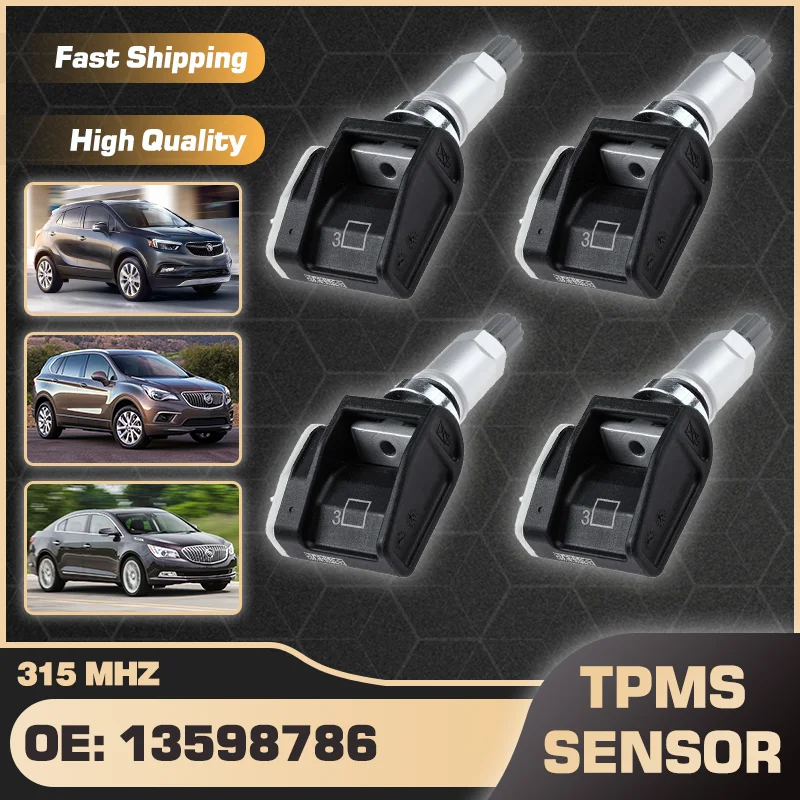 Tire Pressure Monitoring System 13598786 315 MHz For Buick Encore 2013-2018 Buick Envision 2016-2018 Buick LaCrosse 2010-2016