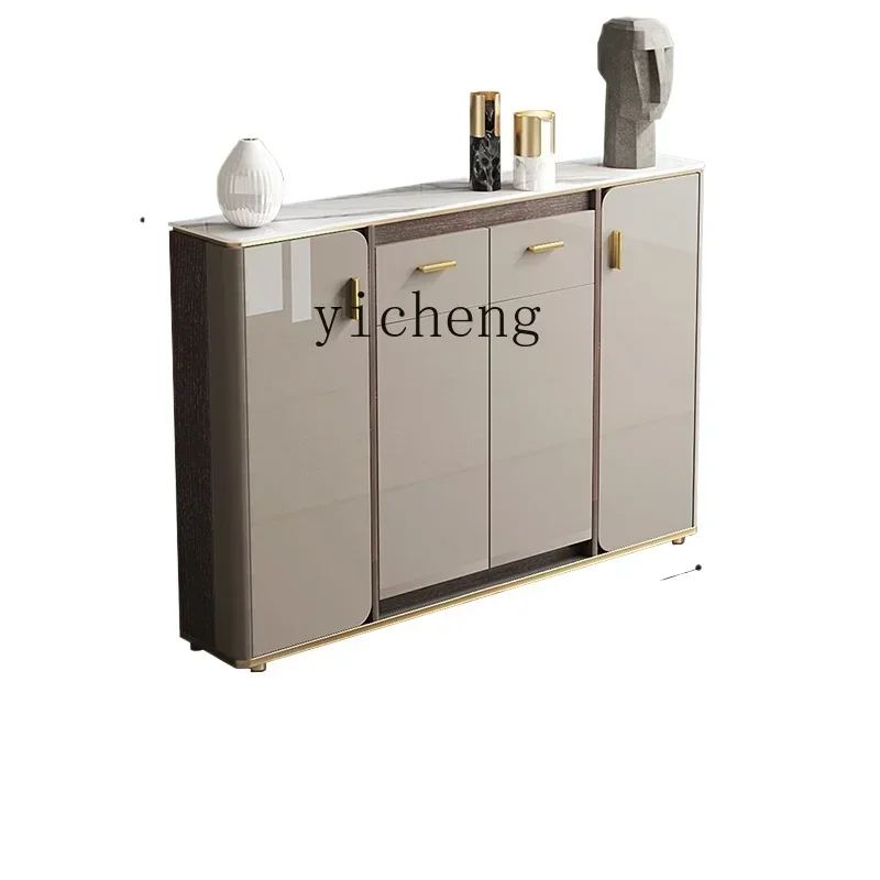 TQH light luxury ultra-thin dining side cabinet modern simple living room tea cabinet narrow kitchen storage cabinet