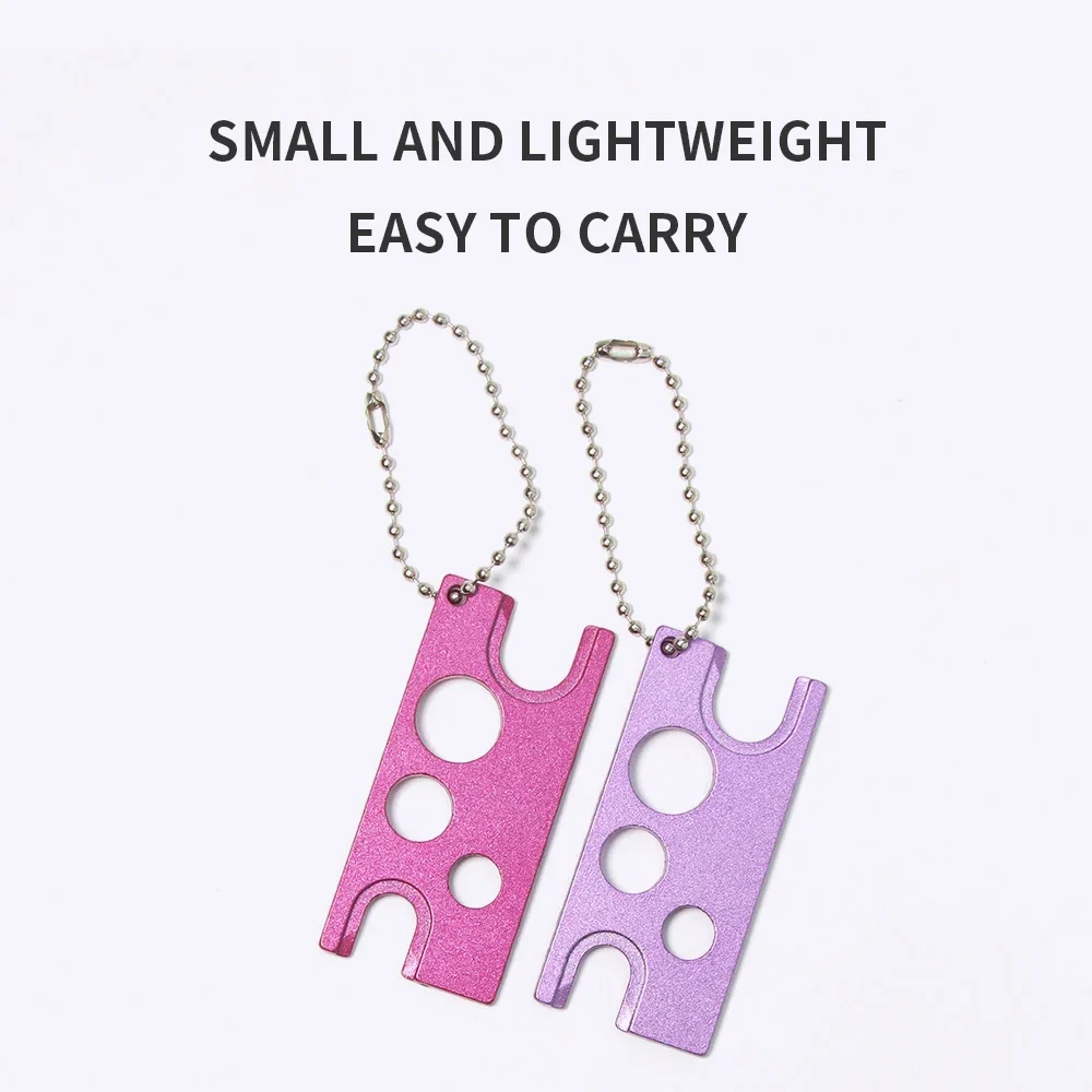 Herramienta para pestañas, abridor de tapas de acero inoxidable para pegamento Universal para pestañas, botella de repuesto, cabezal bucal antibloqueo