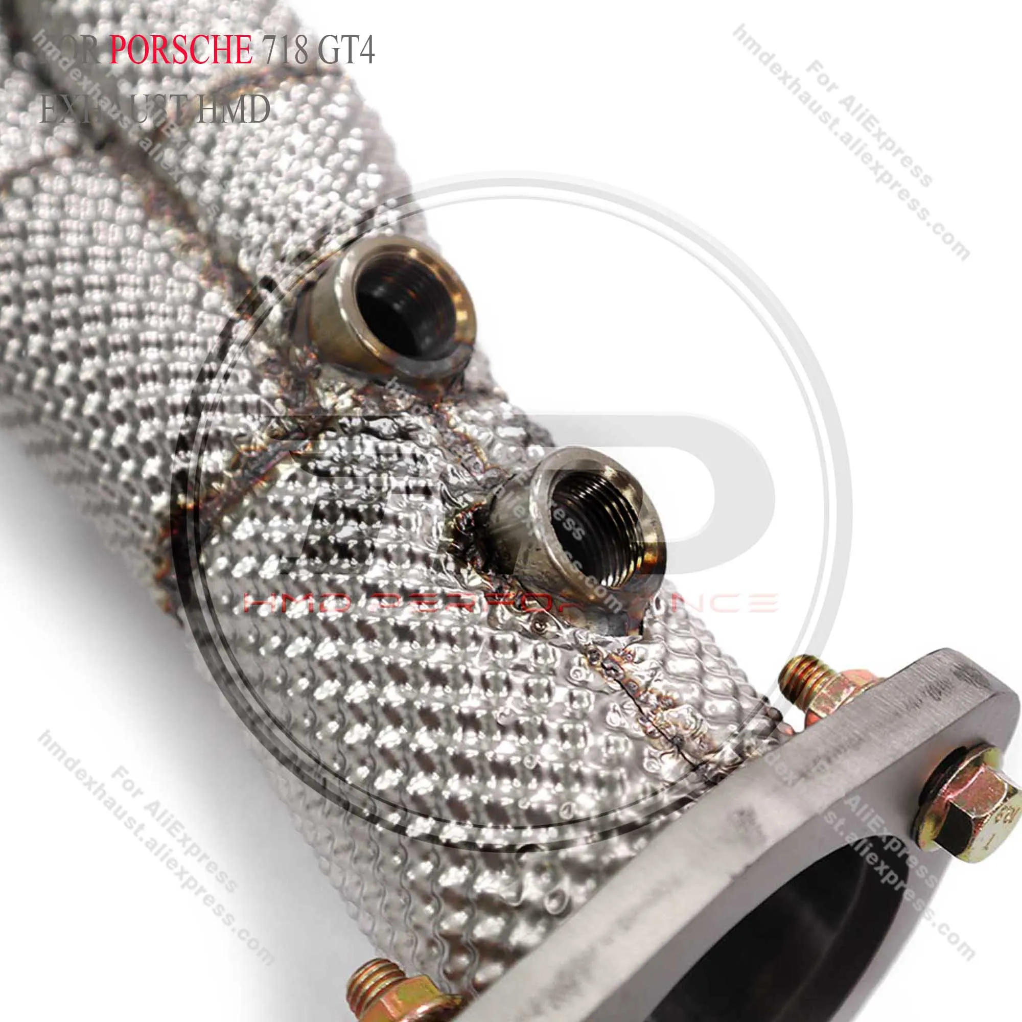 

High Quality Manifold For Porsche 718 GT4 GTS 4.0L Stainless Steel Exhaust System Heat Shield High Flow Performance Header HMD