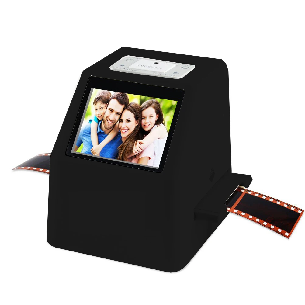 

High Resolution 22 MP 35mm Negative Film Scanner 110 135 126KPK Super 8 Slide Film Photo Scanner Digital Film Converter 2.4LCD