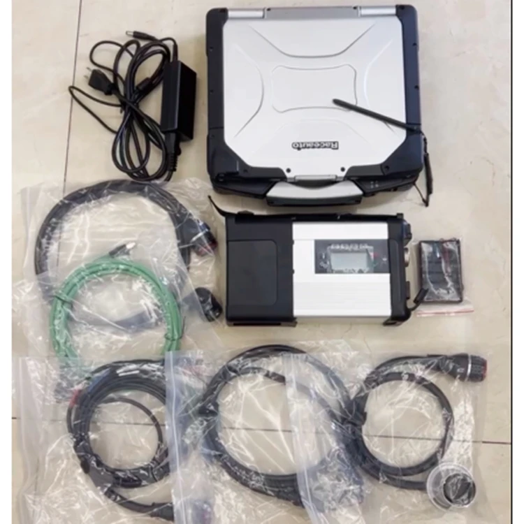 

OBD2 Полный набор диагностических инструментов для ноутбука CF31 i5 SD Connect Compact 5 2025.03 Verison Software 320 ГБ Жесткий диск Установка для Mb Star C5