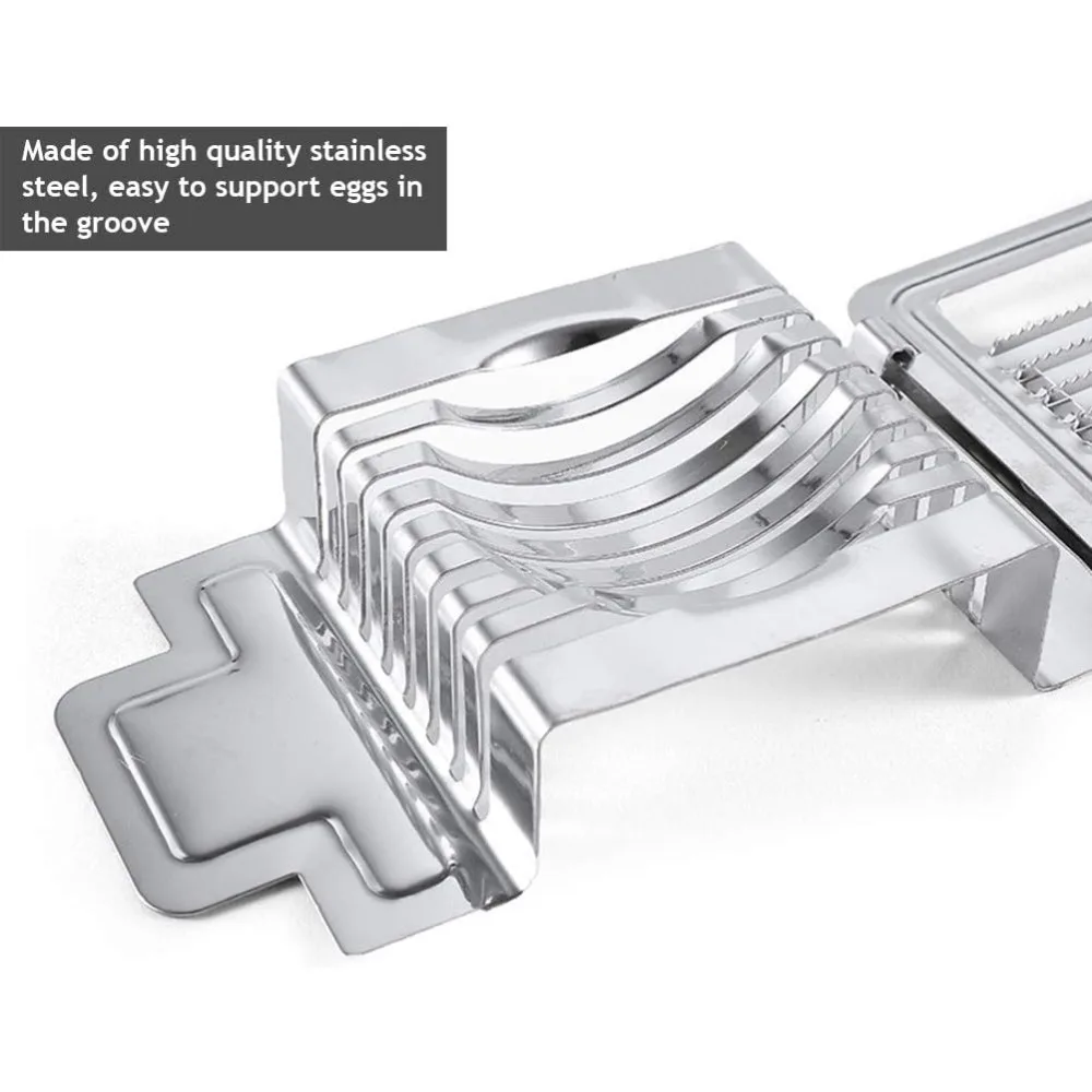 Egg Slicer Cutter Hard Boiled Multipurpose Cutter Mini Manual Slicer Egg Ham Mushroom Strawberry Soft Fruit