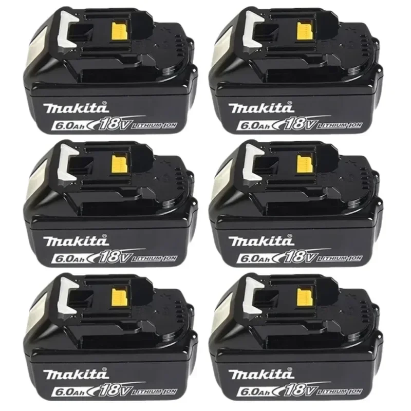 New Makita 6Ah for Makita 18V Power tool Battery BL1840 BL1830B BL1850B BL1850 BL1860 BL1815 Replacement Lithium Battery