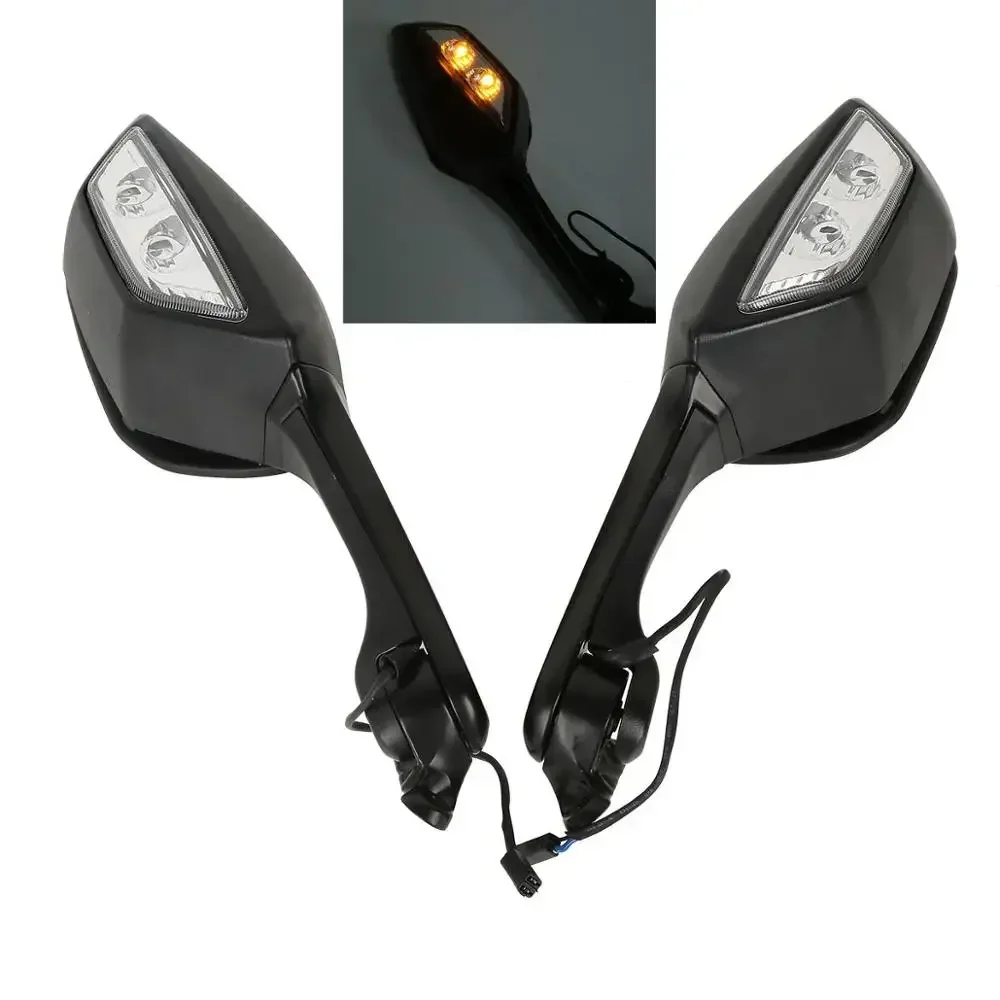 Motorcycle Parts Black Pair Rear View Mirrors