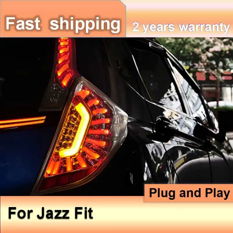 

Car Accessories for Honda Fit Jazz Tail Light 2014-2019 Jazz Tail Lamp DRL Fog Brake Turn Signal Reversing