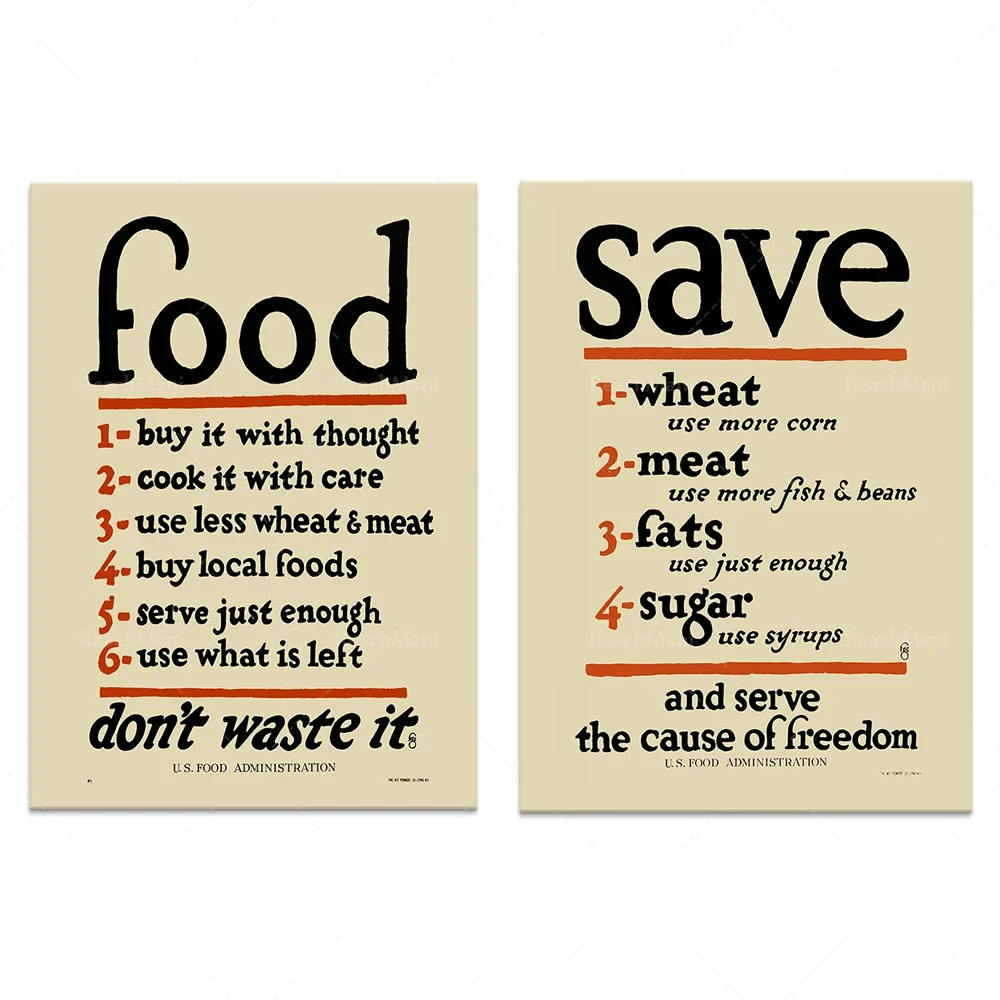 WPA Food Poster, Food Art, Kitchen Art, Preserve and Serve, WPA Poster, WPA Art, Kitchen Wall Art Decor Print
