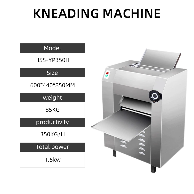 Commercial electric large stainless steel dough mixer for cafeteria and school cafeteria