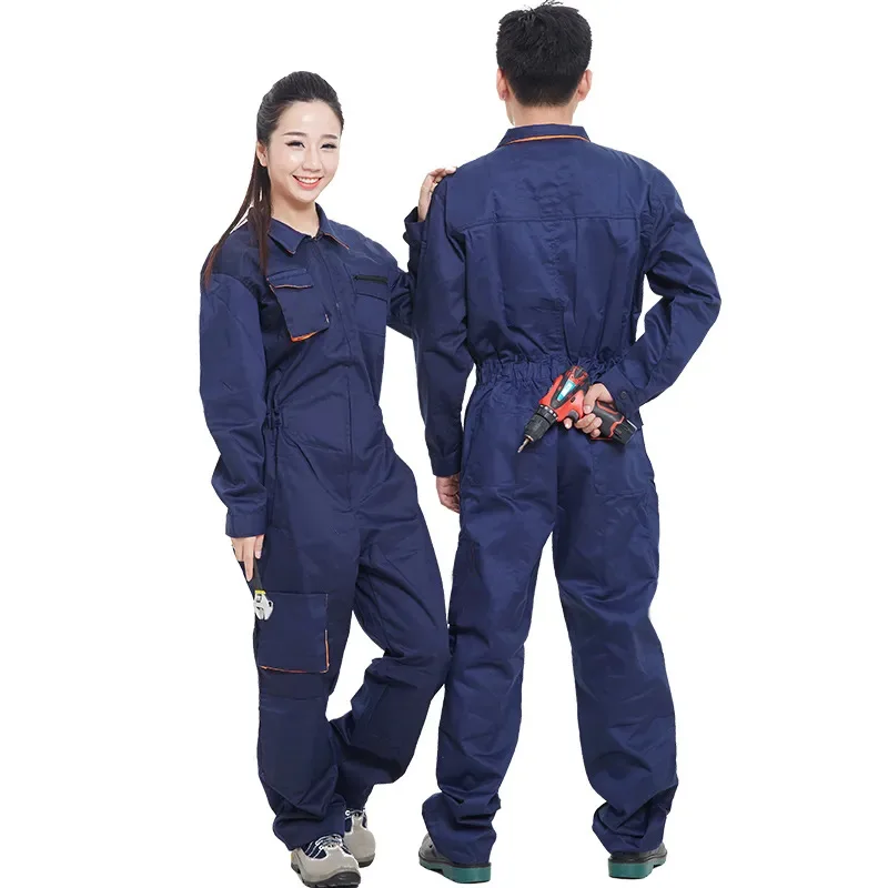 Work Clothes Set Men's Tooling Auto Repair Machine Repair Onesie Uniform Factory Workshop Onesie Wear-resistant